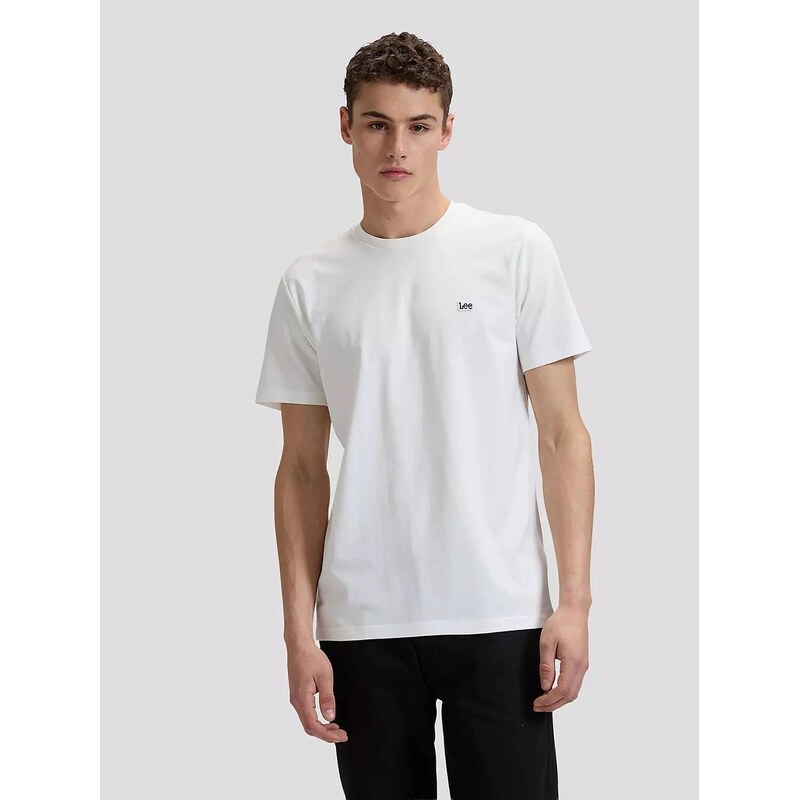 Pánske triko LEE SS PATCH LOGO TEE WHITE 112376605 68574805