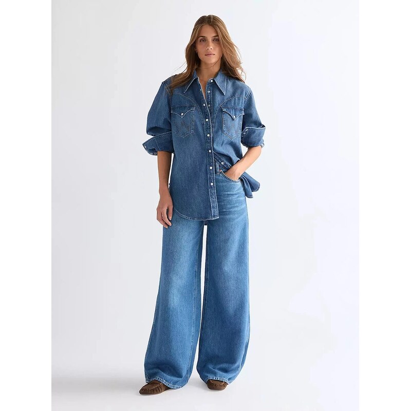 Dámske džínsy WRANGLER CANYON LASSO TWILIGHT 112378703 68574817