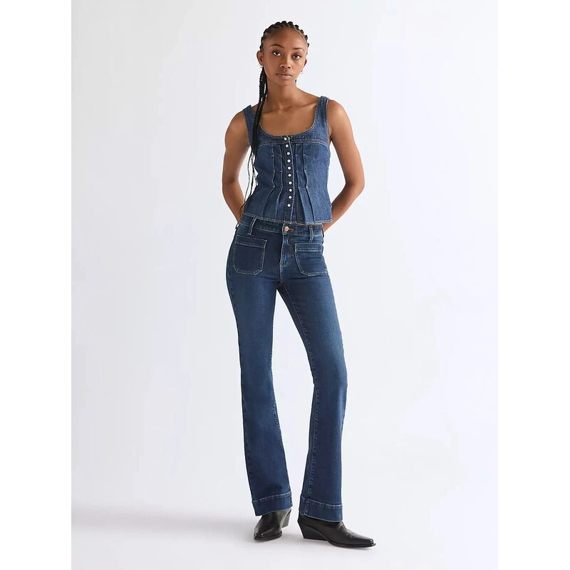 Dámske džínsy WRANGLER FLARE PIONEER POP 112379973 68574820