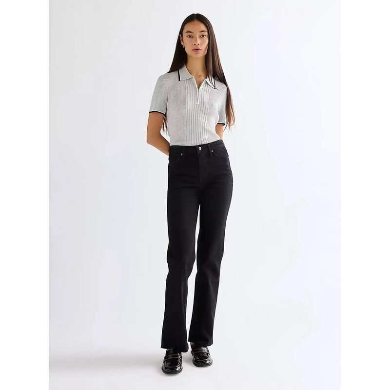 E-shop Dámske džínsy WRANGLER STRAIGHT BLACK 112381069