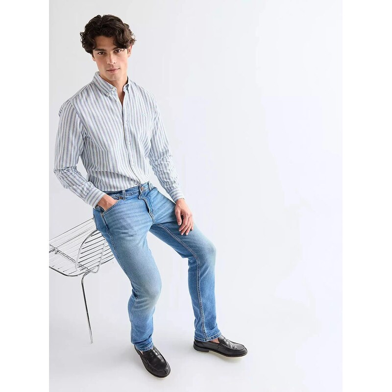 Pánske džínsy WRANGLER GREENSBORO HARBOR BLUE 112377801 68574807