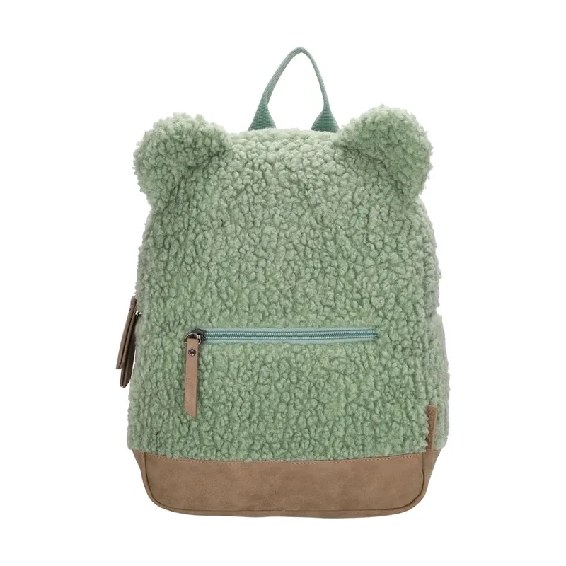 Beagles Zelený detský huňatý ruksak Winnie 68575019