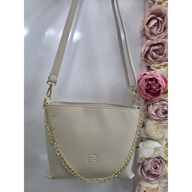 E-shop Katrins Fashion Štýlová kožená Crossbody kabelka Grosso