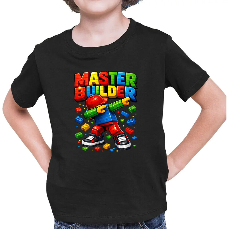 E-shop Garibald Master builder - detské tričko s potlačou