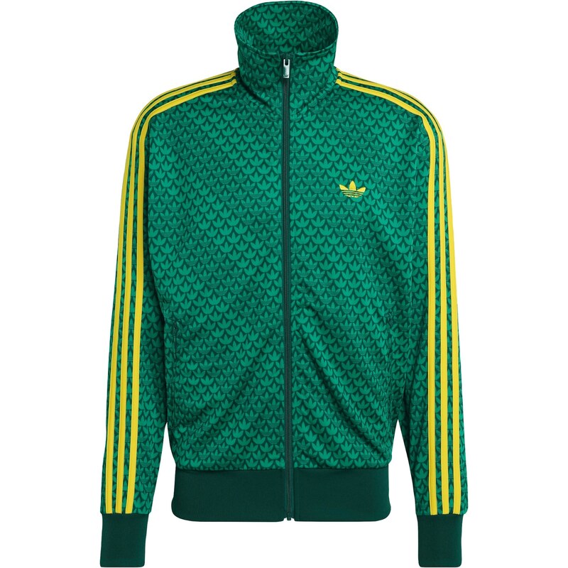 ADIDAS ORIGINALS Tepláková bunda Firebird žltá / smaragdová / 68580147