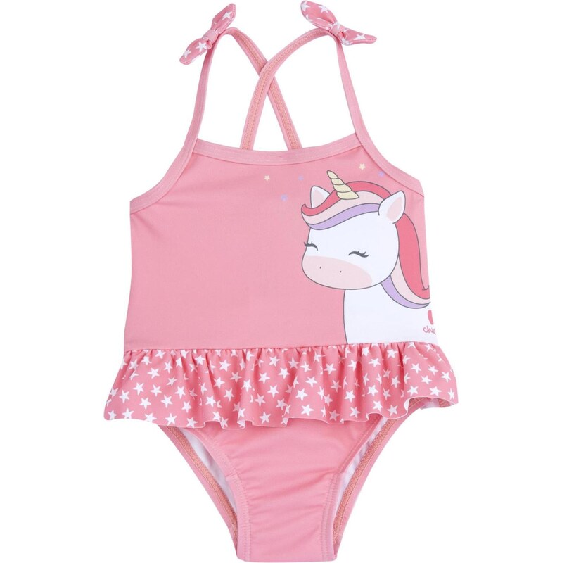 Chicco Jednodielne plavky ružová / biela 68580059