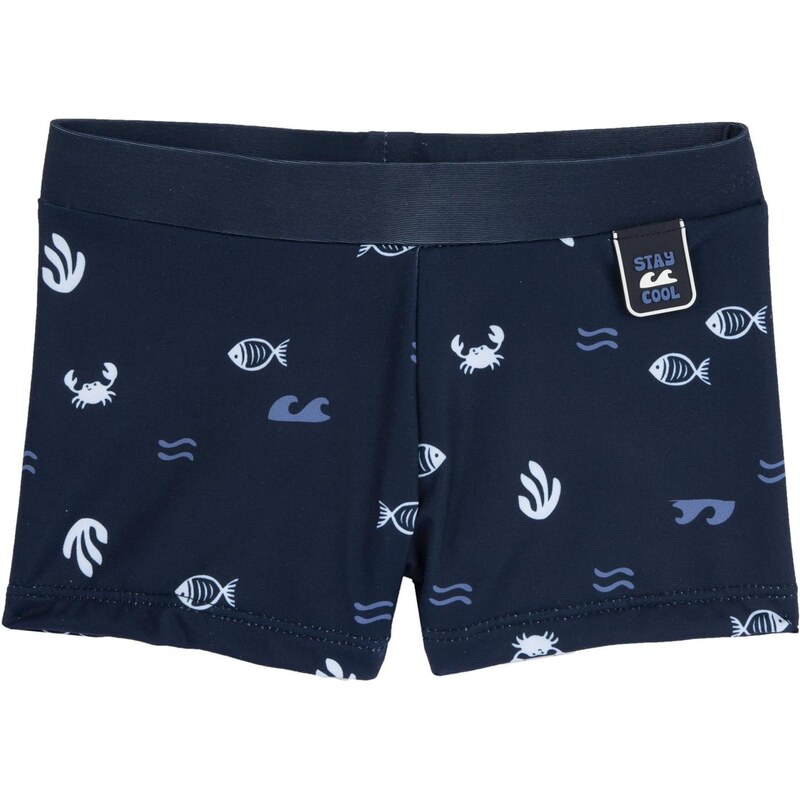 Chicco Plavecké šortky tmavomodrá / biela 68580087