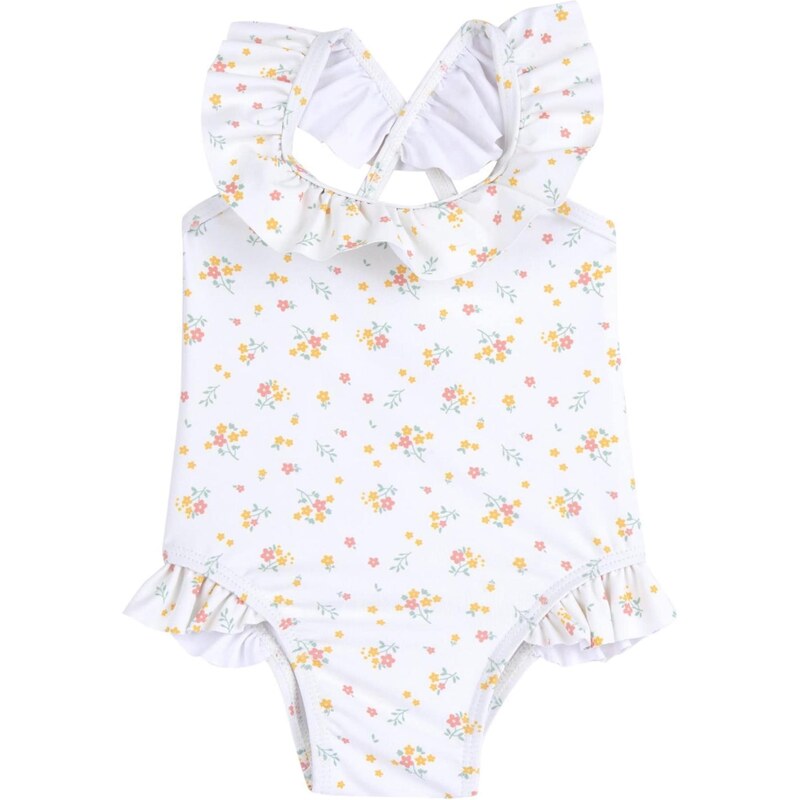 Chicco Jednodielne plavky žltá / zelená / biela 68580100