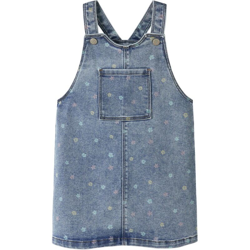 NAME IT Sukňa NMFROSA modrá denim / svetlomodrá / svetložltá / ružová 68580539