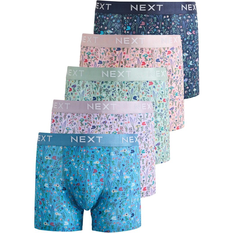 Next Boxerky námornícka modrá / tyrkysová / mätová / svetloružová 68581262