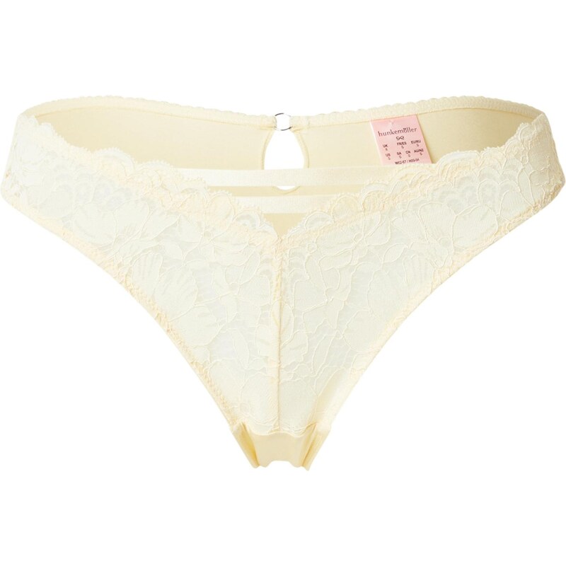Hunkemöller Nohavičky Andrea pastelovo žltá 68581289