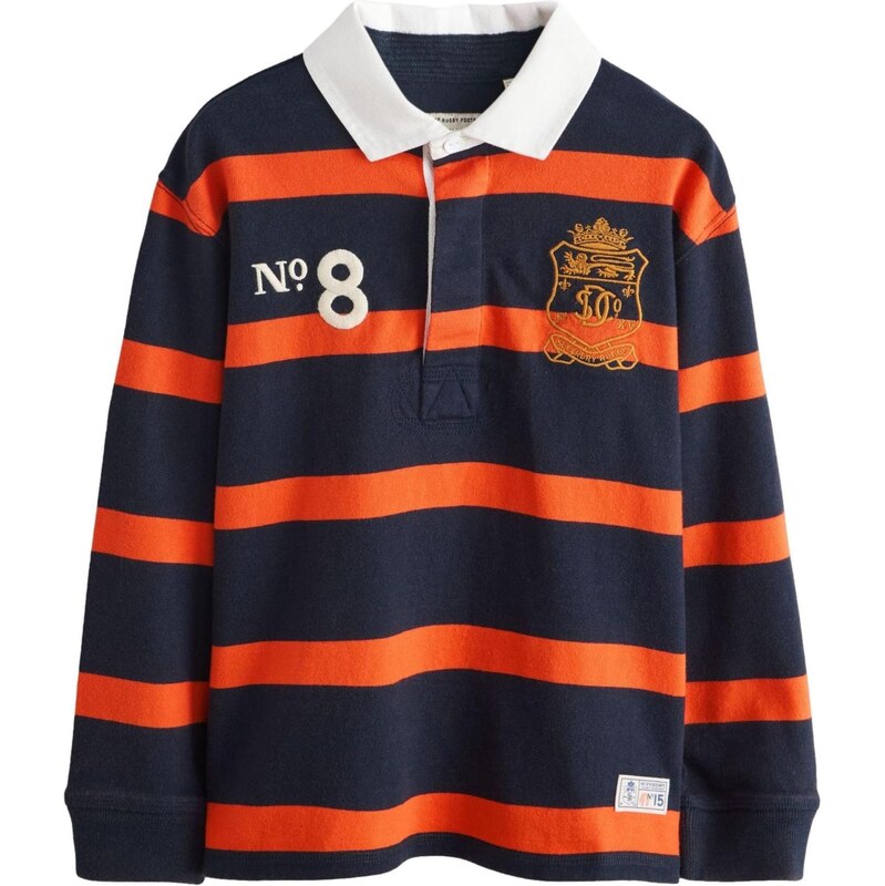 Superdry & Co Tričko tmavomodrá / oranžová / biela 68581767