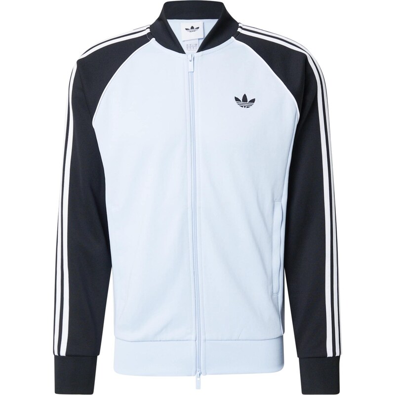 ADIDAS ORIGINALS Tepláková bunda Stokha pastelovo modrá / čierna 68582048