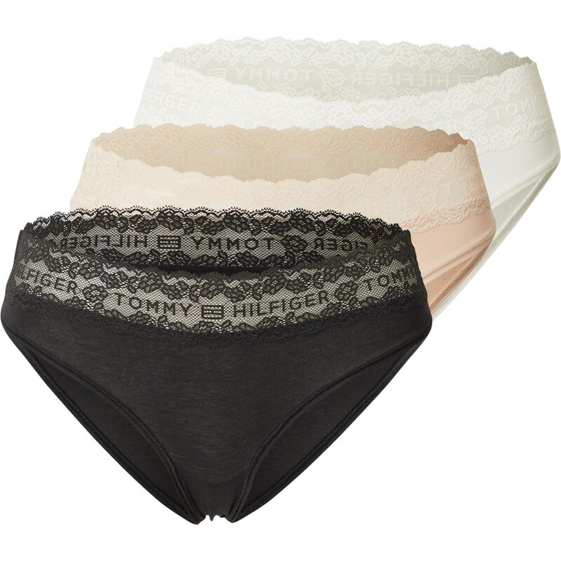 Tommy Hilfiger Underwear Nohavičky béžová / slonová kosť / čierna 68582119