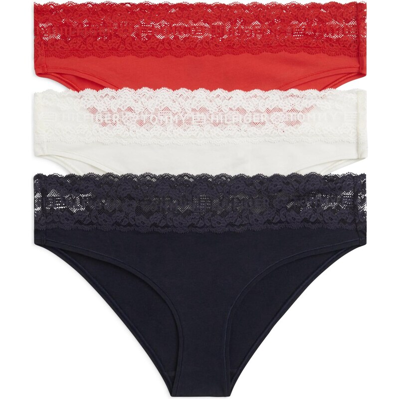 Tommy Hilfiger Underwear Nohavičky slonová kosť / námornícka modrá / 68582150