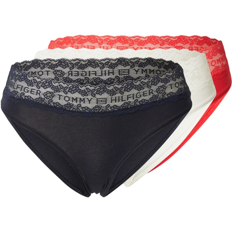 E-shop Tommy Hilfiger Underwear Nohavičky CHEEKY tmavomodrá / červená /