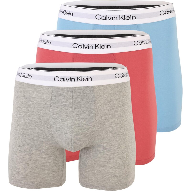 Calvin Klein Underwear Boxerky svetlomodrá / sivá melírovaná / ružová 68582770