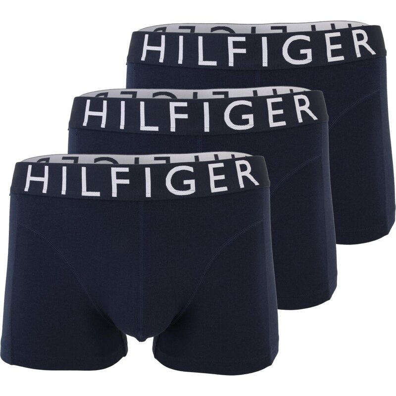 Tommy Hilfiger Underwear Boxerky námornícka modrá / šedobiela 68582778