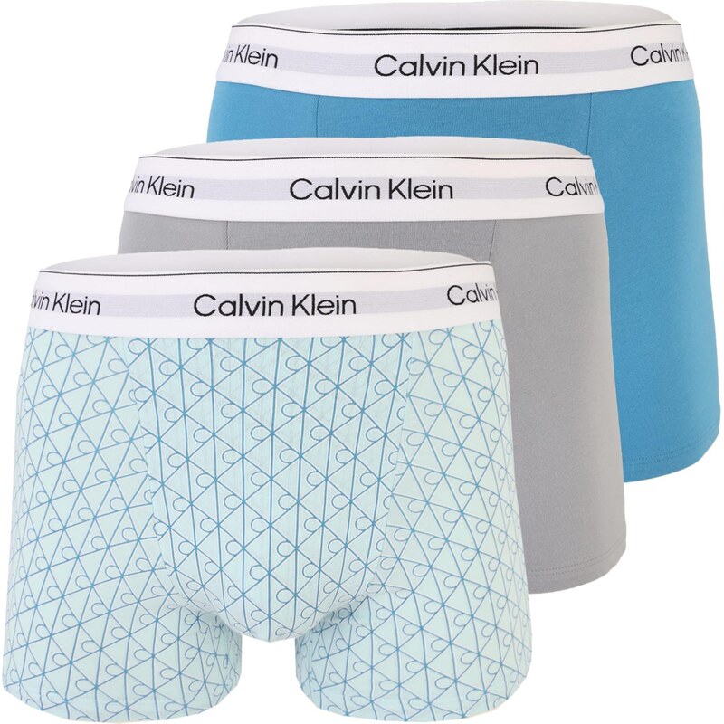 Calvin Klein Underwear Boxerky azúrová / pastelovo modrá / sivá / 68582802