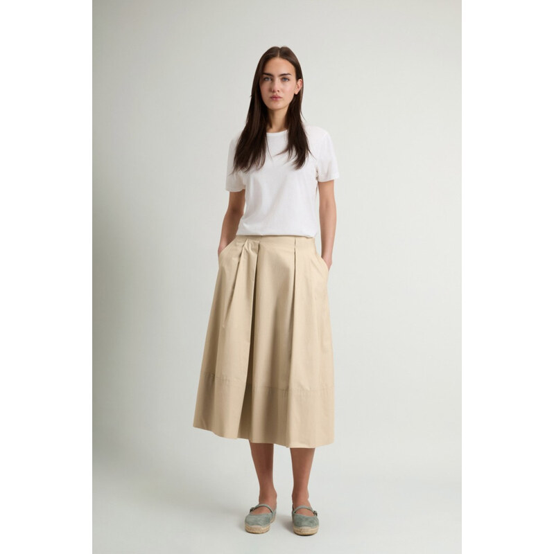 SUKŇA WOOLRICH COTTON POPLIN SKIRT 68580322