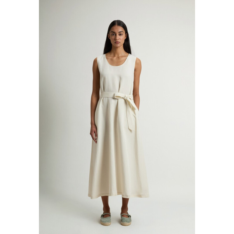 ŠATY WOOLRICH VISCOSE LINEN TANK DRESS 68580338