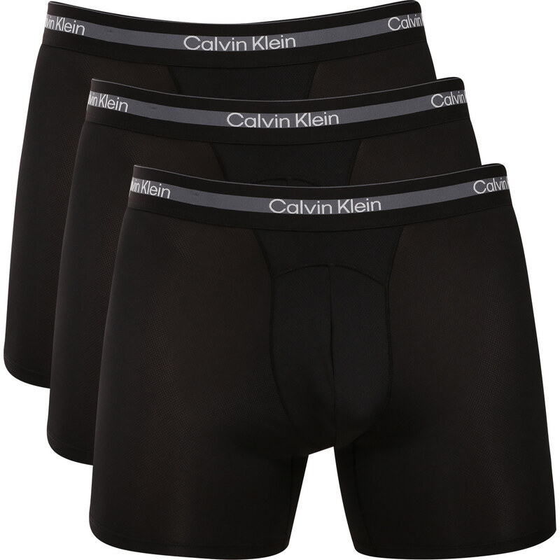 3PACK pánske boxerky Calvin Klein čierne (NB4537-UB1) 68591204