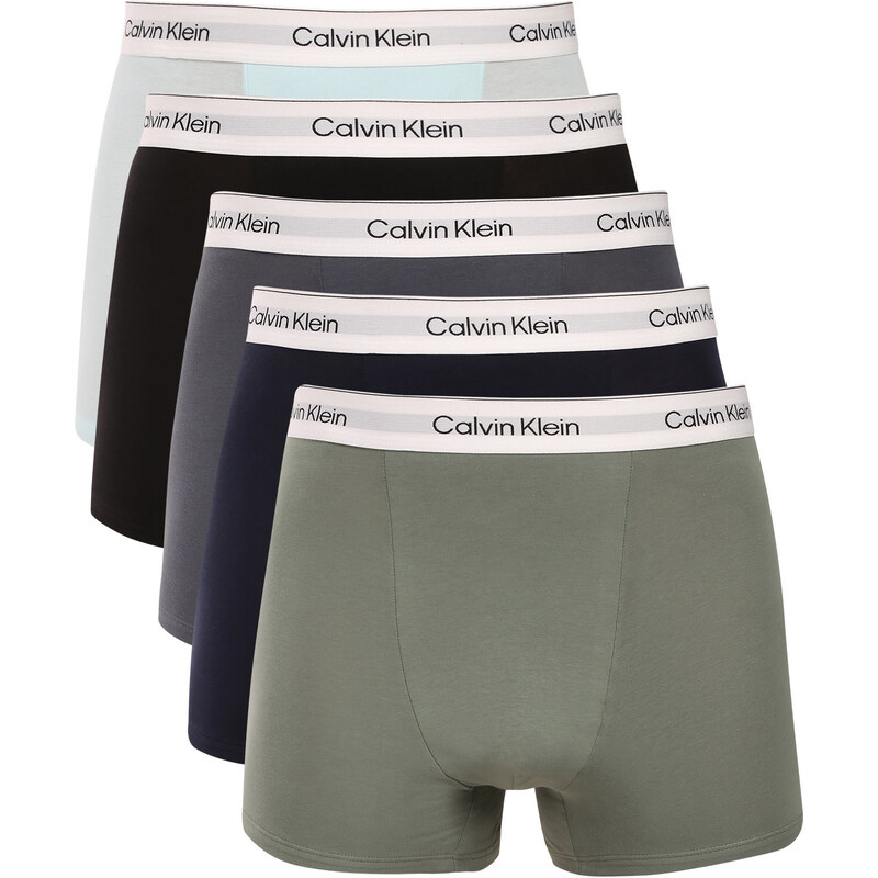 5PACK pánske boxerky Calvin Klein viacfarebné (NB4437-40A) 68591205