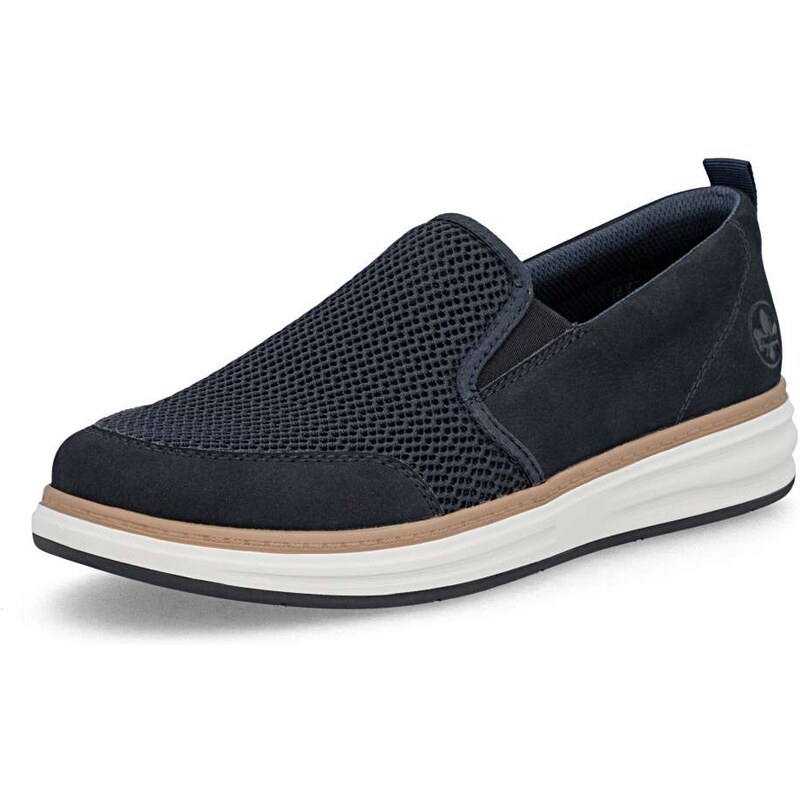 E-shop Pánske mokasíny RIEKER B6356-14 modrá S6