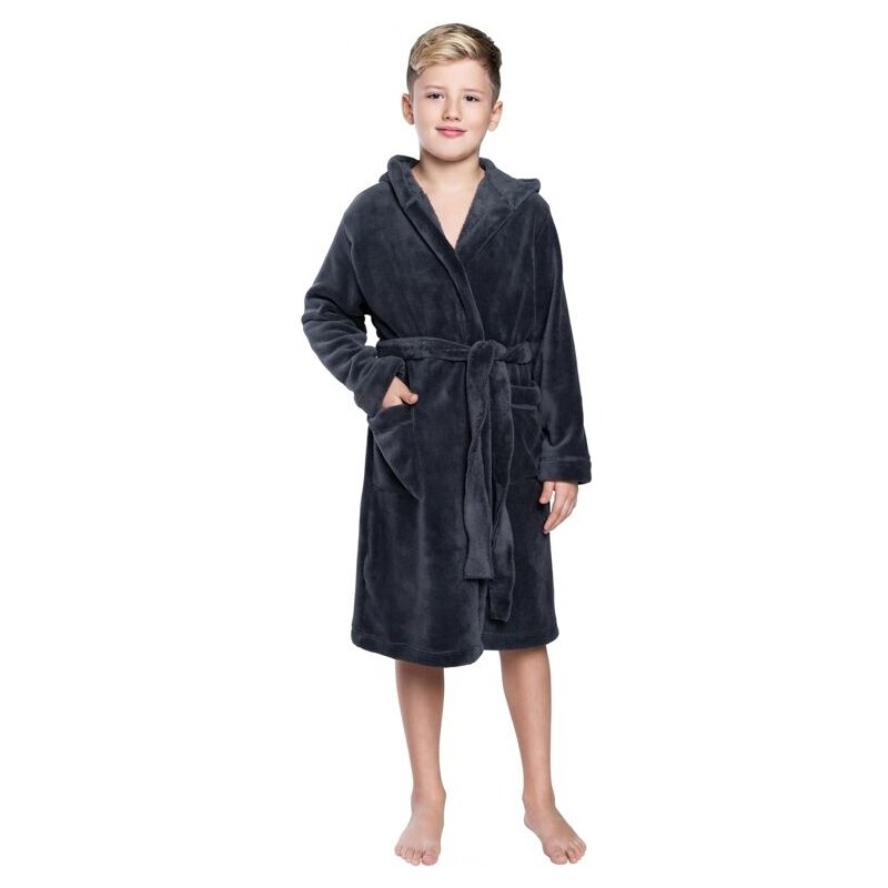 Italian Fashion Detský župan Mimas sivý 35502050
