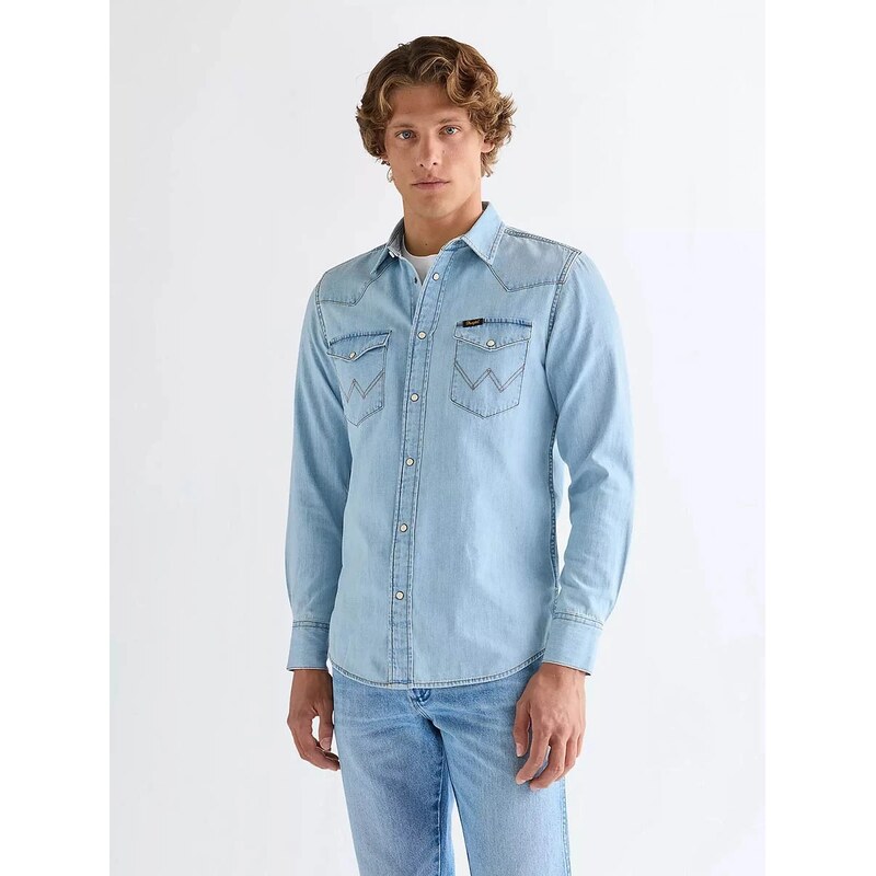 Pánska košeľa WRANGLER WESTERN SHIRT RIVERBANK 112378126 68593786