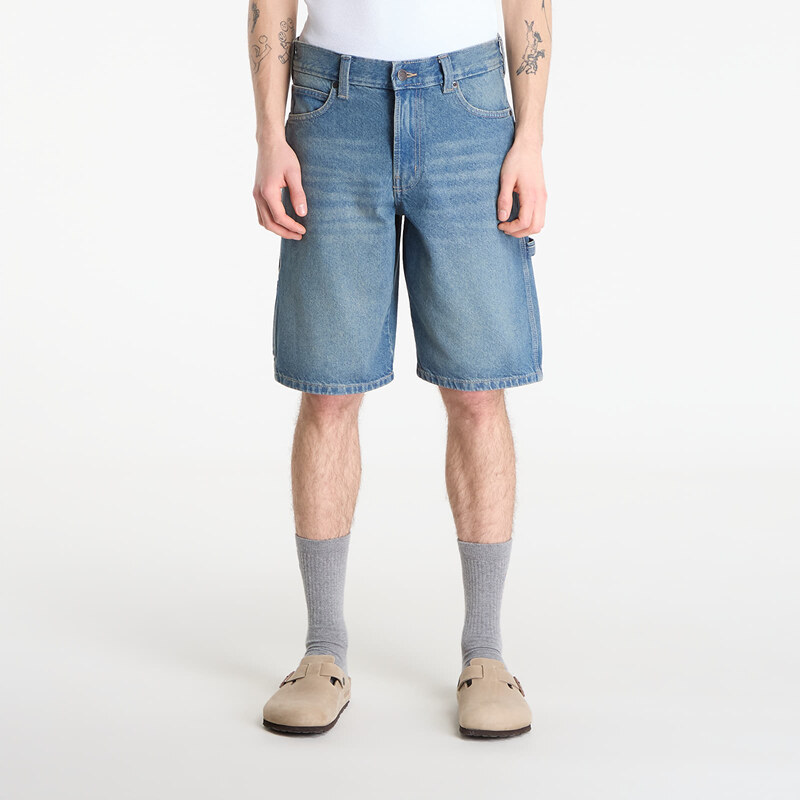 Šortky Dickies 993 11-Inch Carpenter Shorts Khaki Tinted Blue W32 68593982