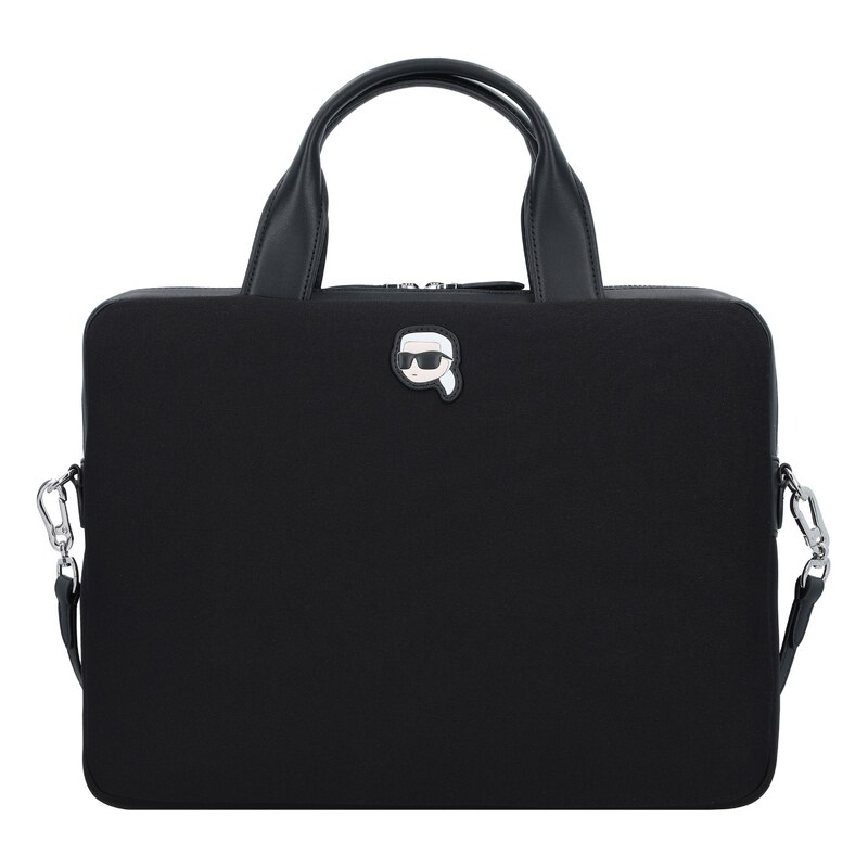 Karl Lagerfeld Taška na notebook čierna / biela 62385459