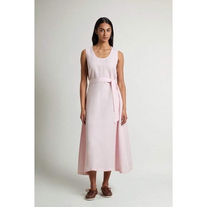 ŠATY WOOLRICH VISCOSE LINEN TANK DRESS 68599866