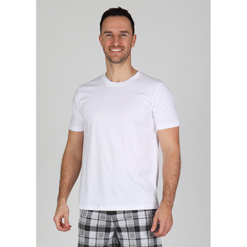 E-shop EVONA Pánske tričko Danio 002-biela 2XL