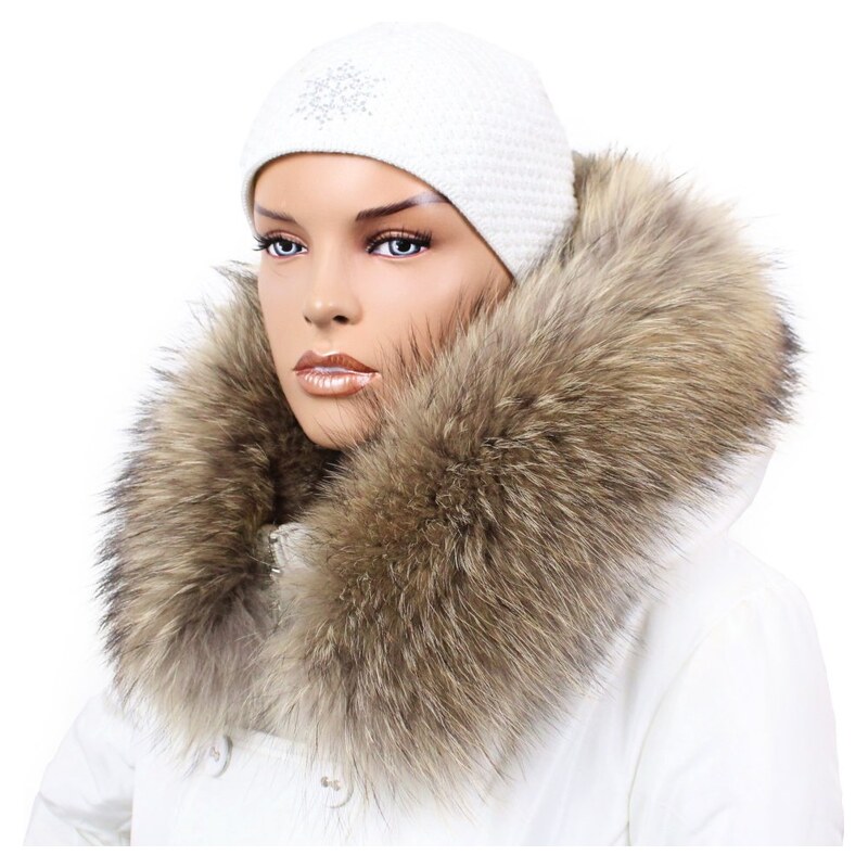 Sikora Kožušinový lem na kapucňu - golier medvedíkovec M 01/54 (75 cm) 68603284