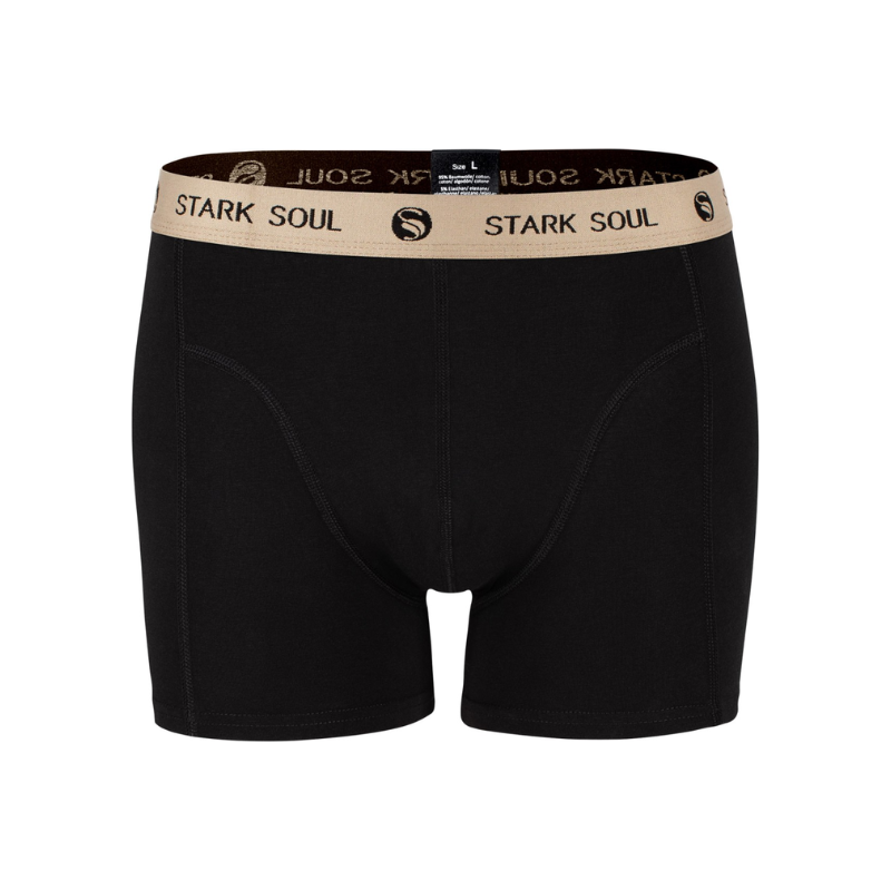 Stark Soul Prémiové Pánske Boxerky priliehavý strih čierno kávové 68604578