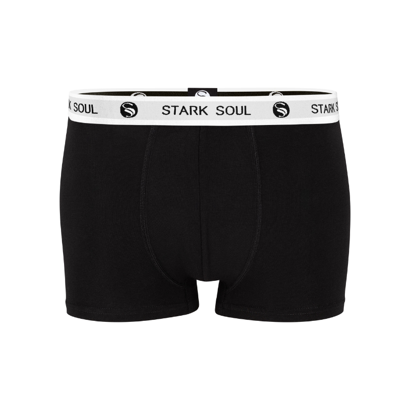 Prémiové Pánske Boxerky Stark Soul čierne biele 68604579