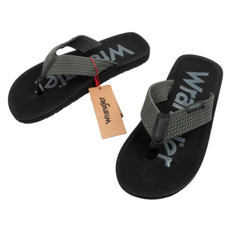Wrangler pánske žabky Zane Flipflops sivé 68606995
