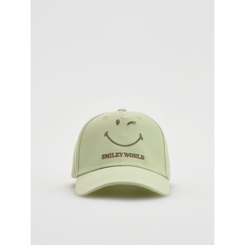 Reserved - Šiltovka SmileyWorld - olivová 68509708