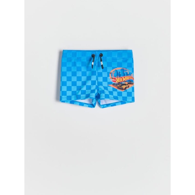 Reserved - BOYS` SWIMMING TRUNKS - modrá 68520093