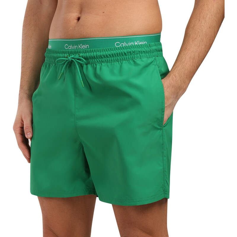 E-shop Pánske plavky Calvin Klein zelené (N61023-QCP)