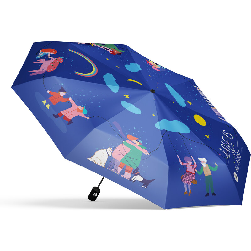 E-shop Skladací dáždnik Love is in the rain