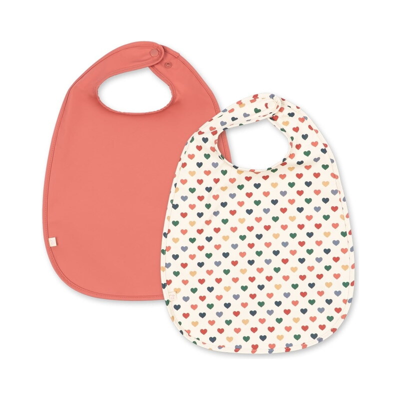 Konges Sløjd Podbradník pre deti Coeur/Faded Rose – sada 2 ks 68620475