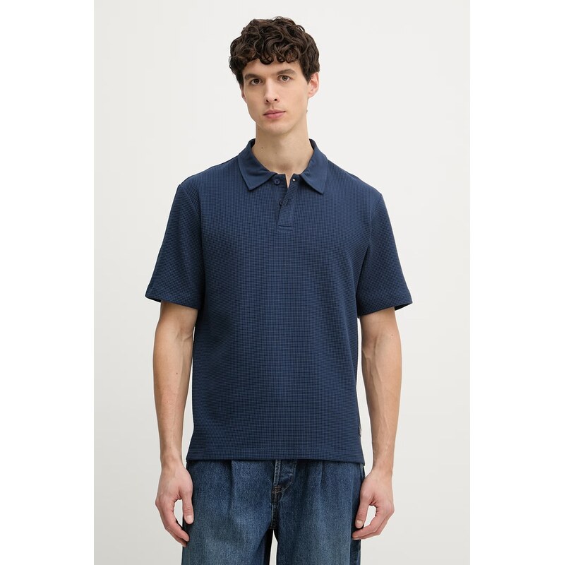 Trussardi polo tričko pánske s bavlnou 68619425