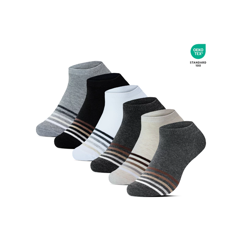 Pánske Členkové Ponožky BENYSON bavlna 6pack mix farieb 68643746
