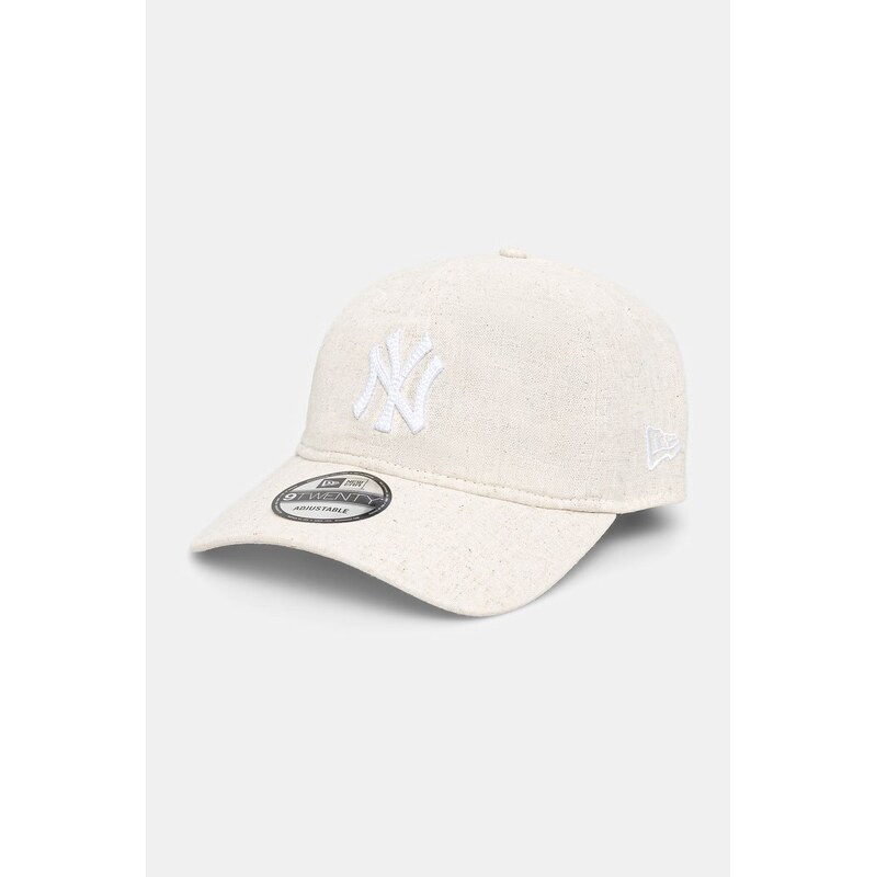 New Era bejzbalová čiapka s prímesou ľanu LINEN 9TWENTY 68627556