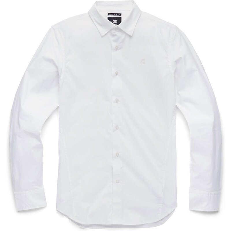 G-STAR Košeľa Dressed Super Slim biela 68630066