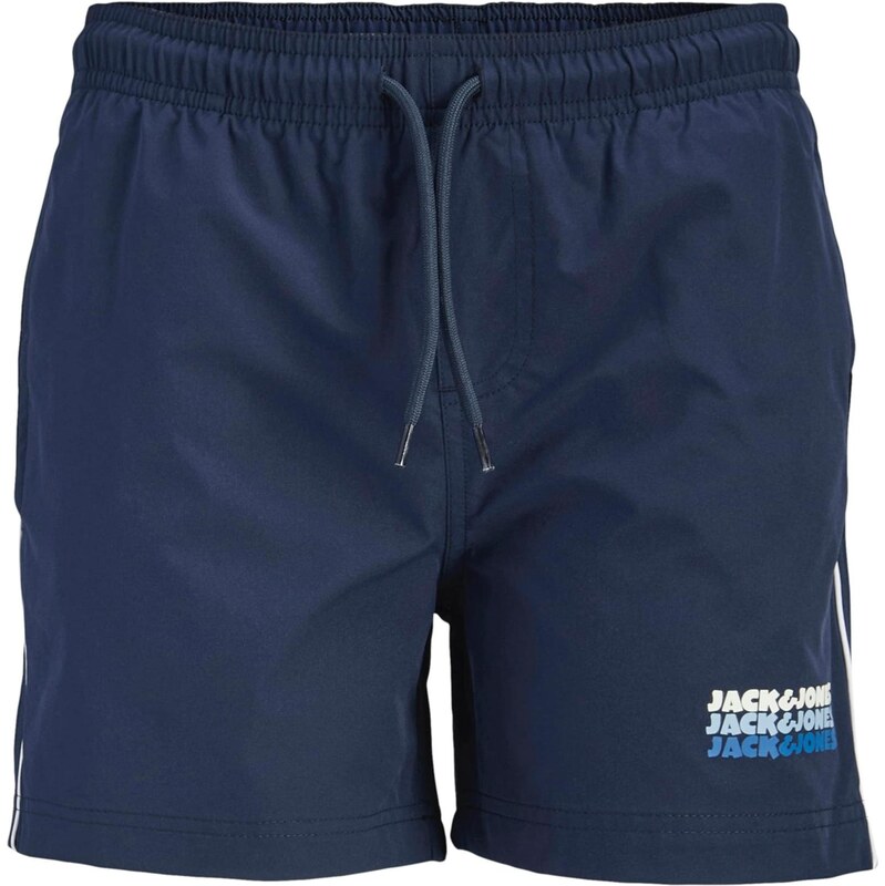 Jack & Jones Junior Plavecké šortky JPSTMAUI SUNRISE námornícka modrá 68634015