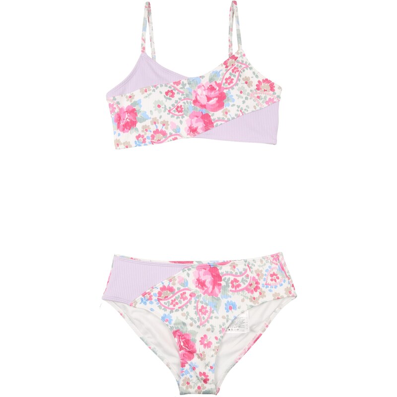 Abercrombie & Fitch Bikiny zelená / orgovánová / ružová / biela 68635248