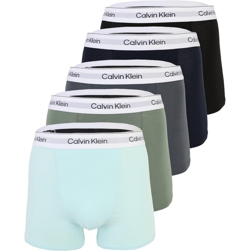 Calvin Klein Underwear Boxerky námornícka modrá / tmavosivá / olivová 68636111